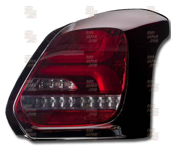 Valenti Jewel LED Tail Lamp Revo Set Light Smoke Red Lens / Chrome